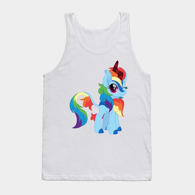 Kirin Rainbow Dash Tank Top by CloudyGlow